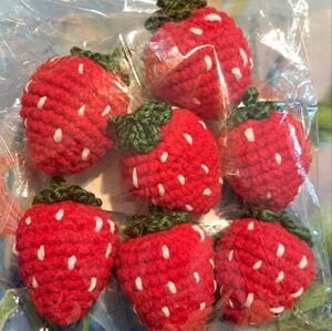Crochet strawberry